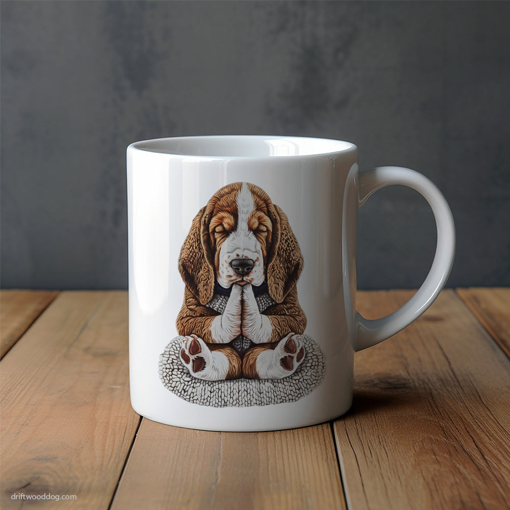 Meditative Beagle Yoga Mug – Unique Dog Cups | Dog-Themed Mugs