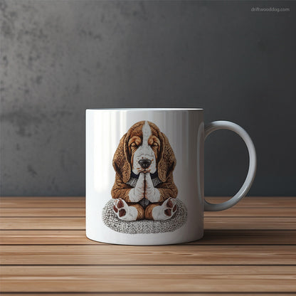 Meditative Beagle Yoga Mug – Funny Dog Coffee Mugs | Quirky Canine Drinkware