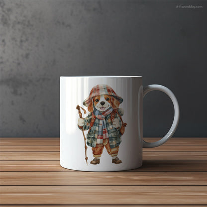 Beagle Ready for the Hiking Mug – Funny Dog Coffee Mugs | Quirky Canine Drinkware