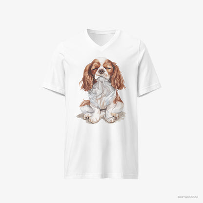 Cavalier King Charles Spaniel Relaxing White T-Shirt