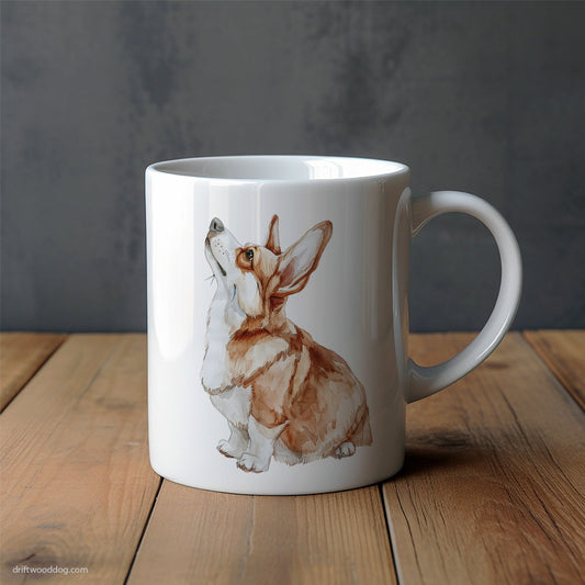 Adorable Corgi Looking Up Mug – Unique Dog Cups | Dog-Themed Mugs