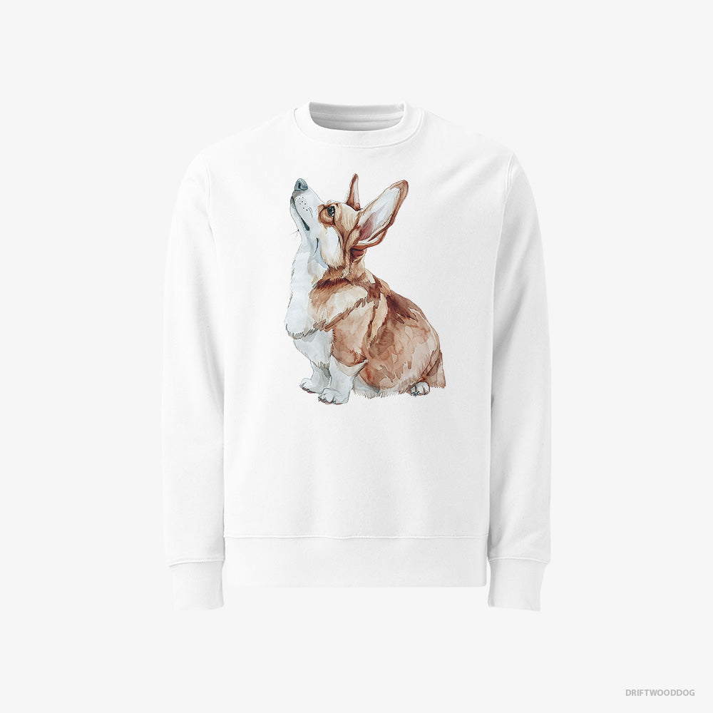 Corgi Looking Up Classic Sweatshirt