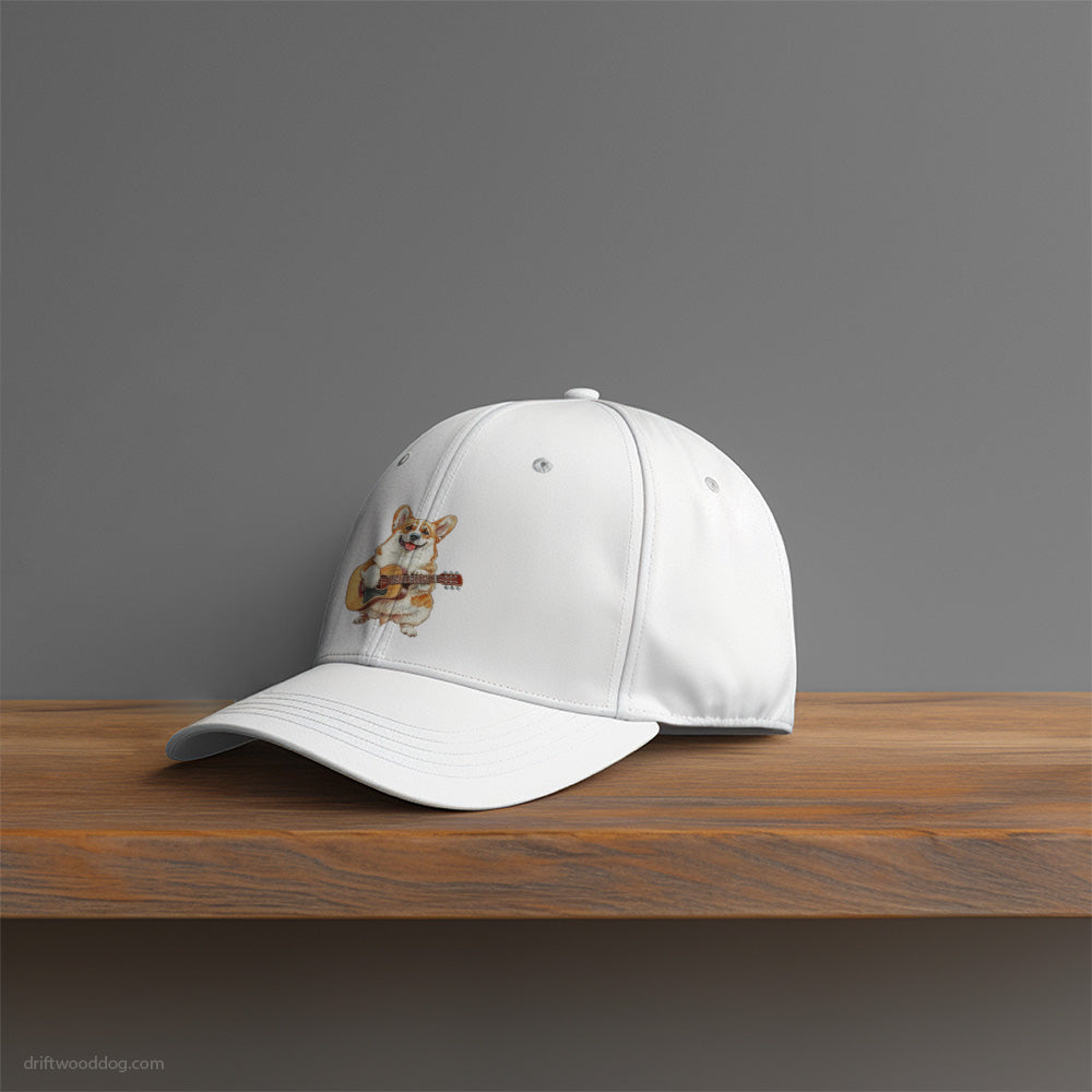 Corgi with a Guitar Hat – Unisex Hat for Dog Owners