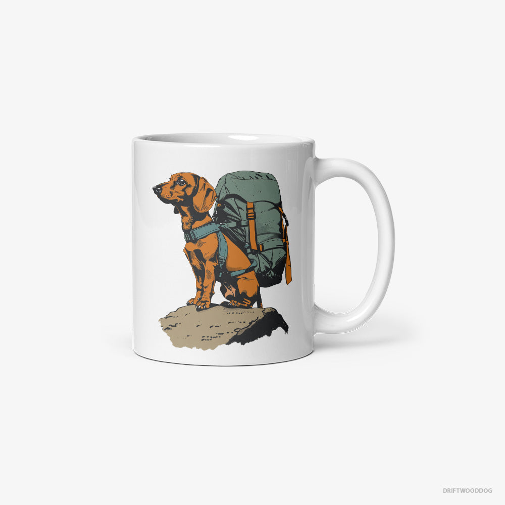 Dachshund Backpacking Expedition Classic Mug