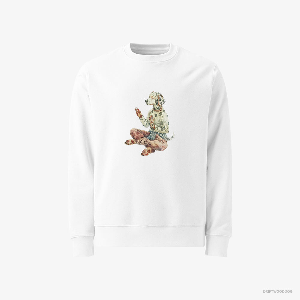 Dalmatian Doing Yoga Classic Sweatshirt