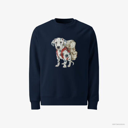 Dalmatian Hiking Navy Sweatshirt