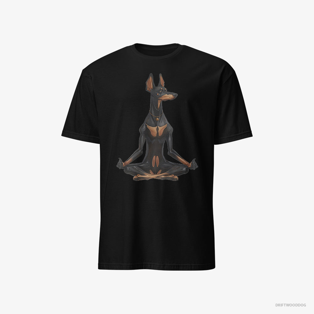 Dobermann Meditating during Yoga Classic T-Shirt