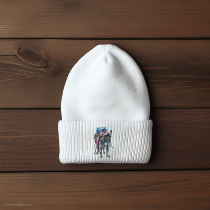 French Bulldog Ready for Hiking Beanie – Unisex Beanie for Dog Lovers