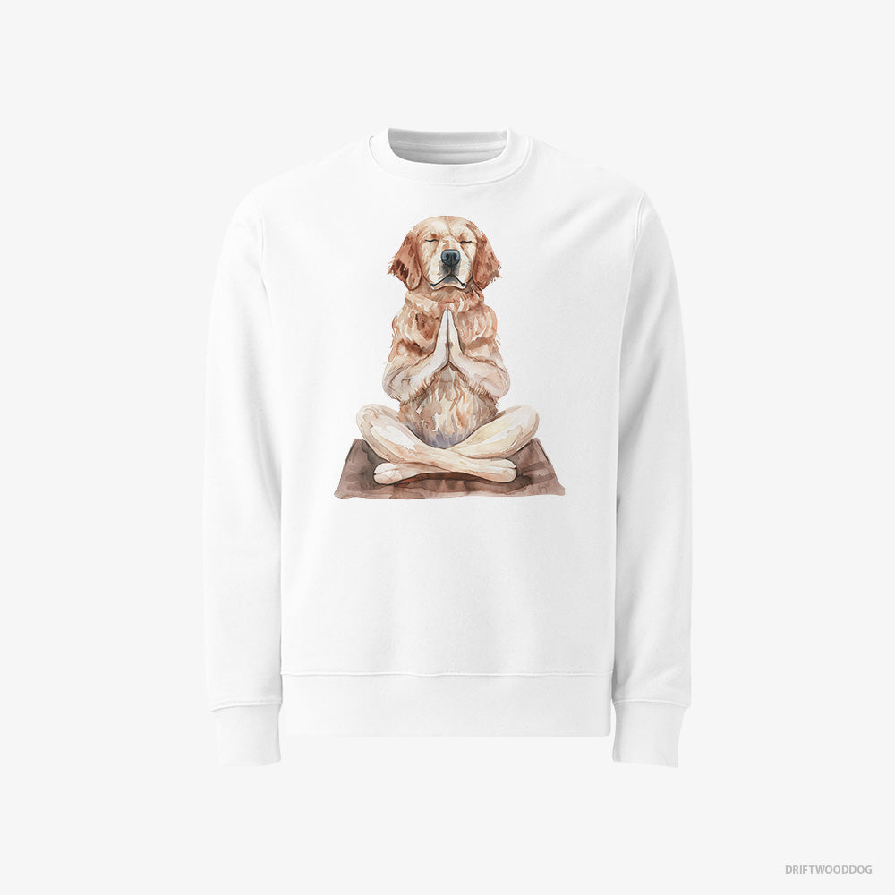 Golden Retriever Meditating during Yoga Classic Sweatshirt