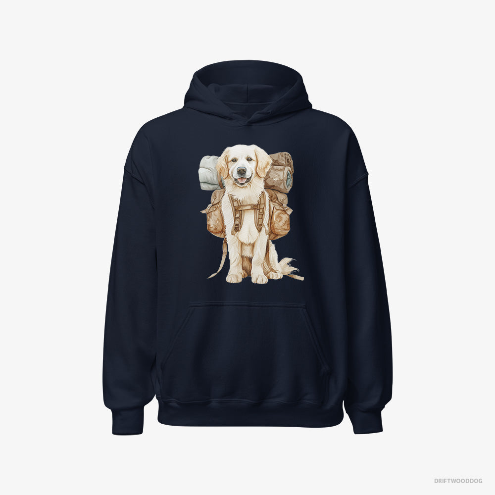 Golden Retriever Ready to Go Hiking Classic Hoodie