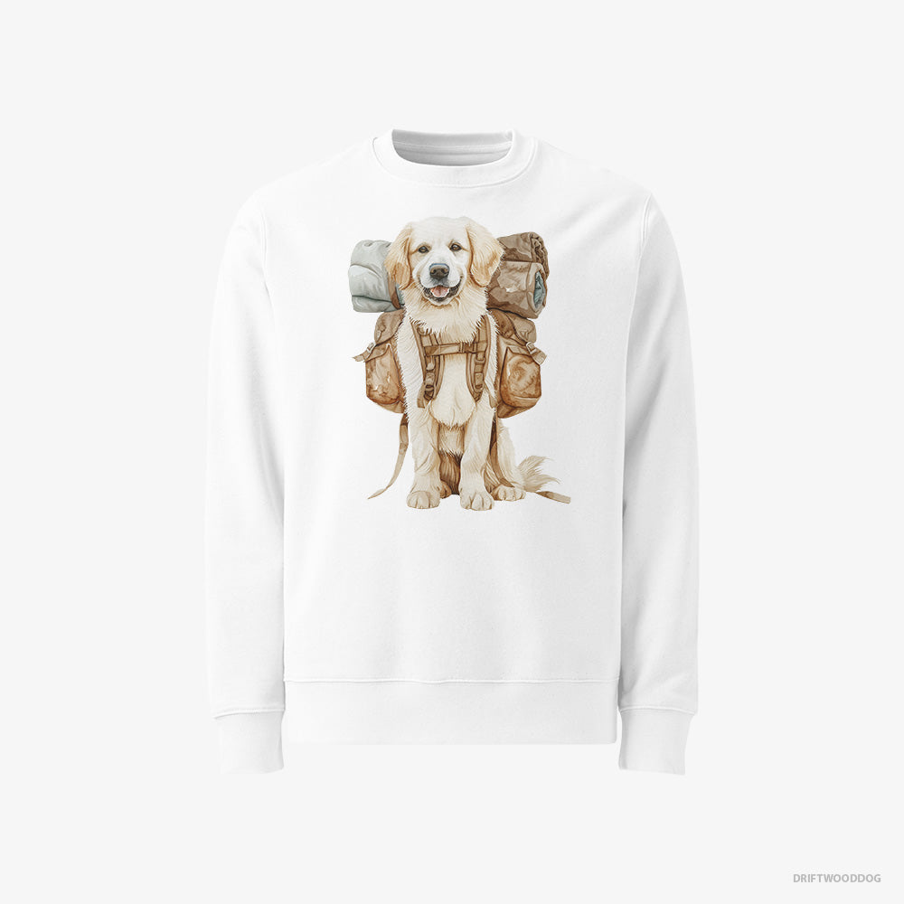 Golden Retriever Ready to Go Hiking Classic Sweatshirt