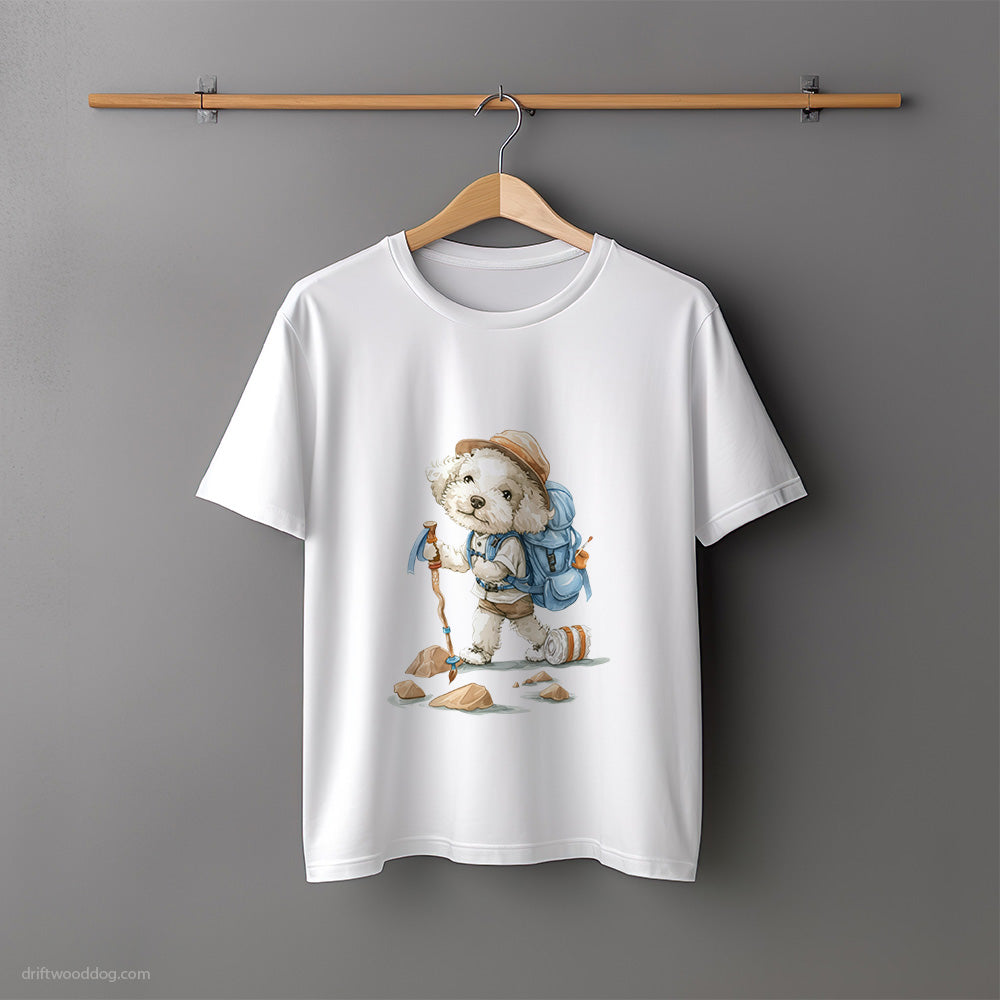 Little Poodle Backpacking T-Shirt – Unisex Tee for Dog Lovers