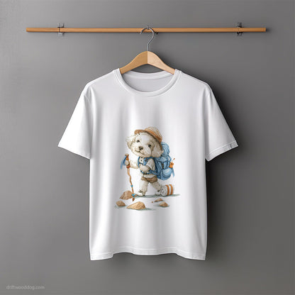 Little Poodle Backpacking T-Shirt – Unisex Tee for Dog Lovers