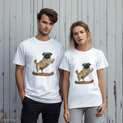 Pug Having Yoga Session T-Shirt – Unique Dog T-Shirts for Pet Lovers