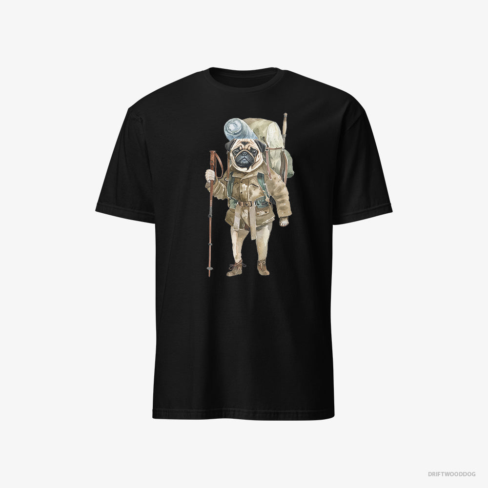 Pug Wandering with a Backpack Classic T-Shirt