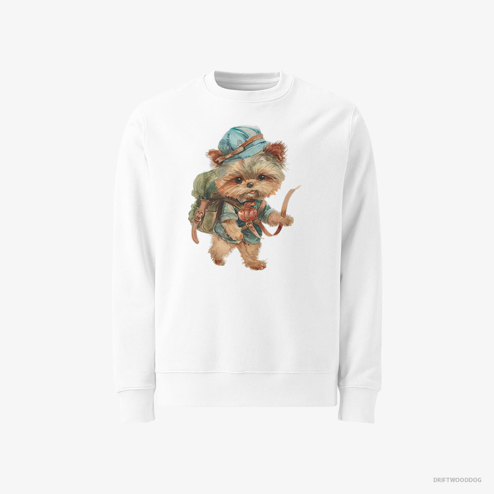 Yorkshire Terrier Rambling with a Rucksack Classic Sweatshirt