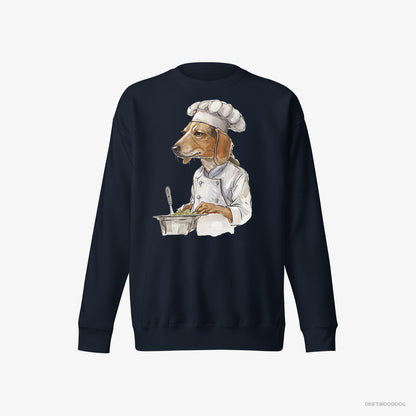 Beagle Cooking Meals Navy Sweatshirt