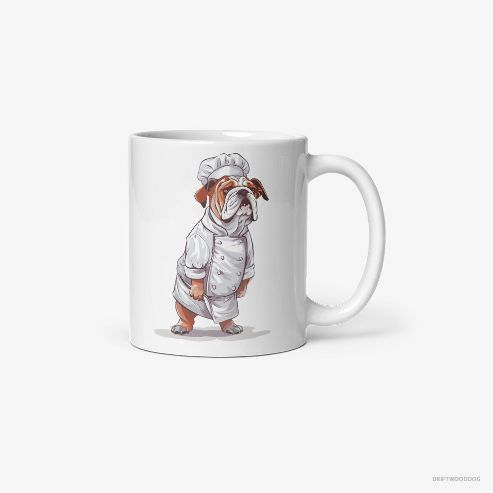 Bulldog Dressed as a Chef Classic Mug