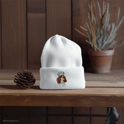 Cavalier King Charles Spaniel Dressed as a Chef Beanie – Dog Prints Beanies for Men and Women