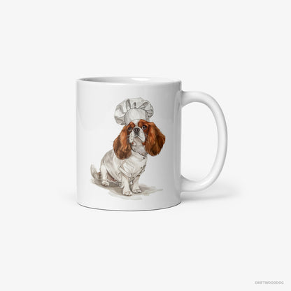 Cavalier King Charles Spaniel Ready for Some Cooking White Mug