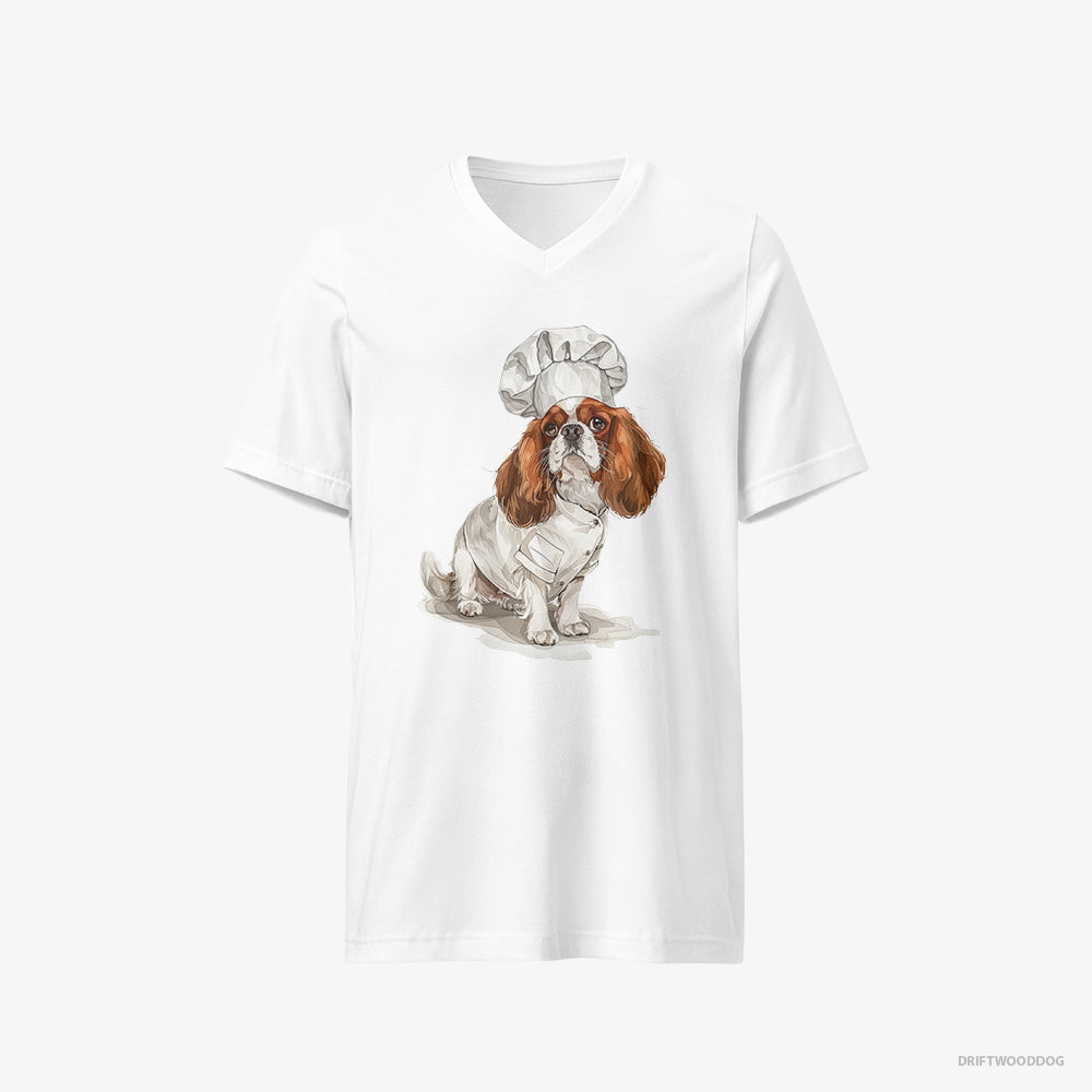 Cavalier King Charles Spaniel Ready for Some Cooking V-Neck T-Shirt