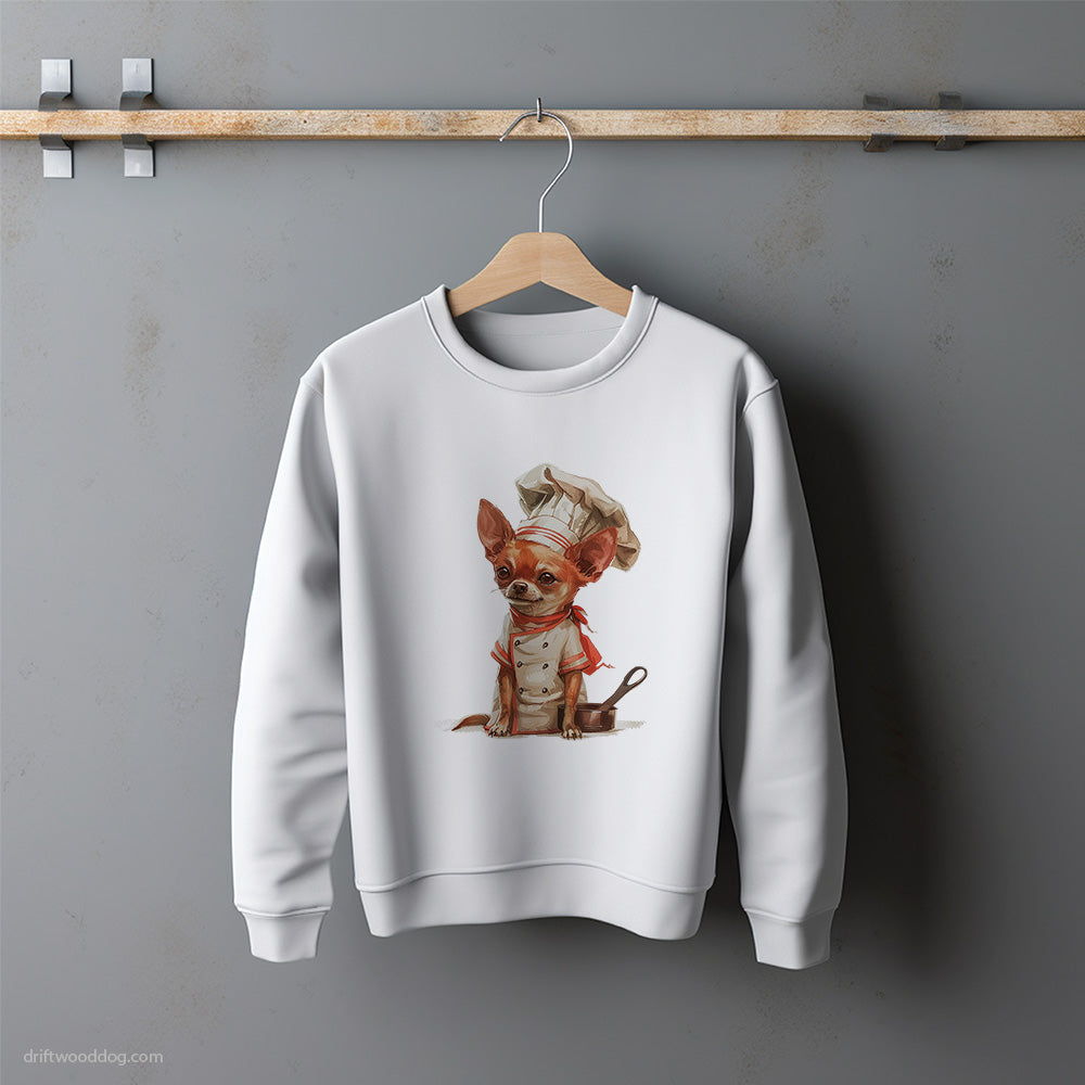 Chihuahua Set for Cooking Sweatshirt – Unisex Sweatshirt for Dog Lovers