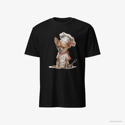 Chihuahua Set for Cooking Black T-Shirt