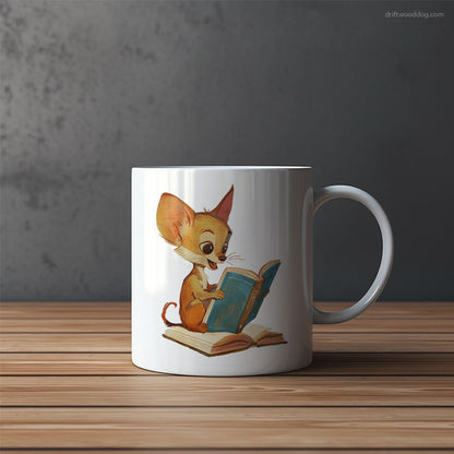 Chihuahua Immersed in a Book Mug – Funny Dog Coffee Mugs | Quirky Canine Drinkware