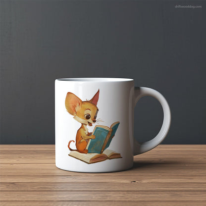 Chihuahua Immersed in a Book Mug – Custom Dog Mugs | Personalized Pet Mugs