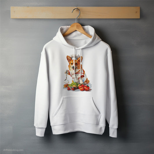 Corgi Ready for Some Cooking Hoodie – Unisex Hoodie for Dog Lovers