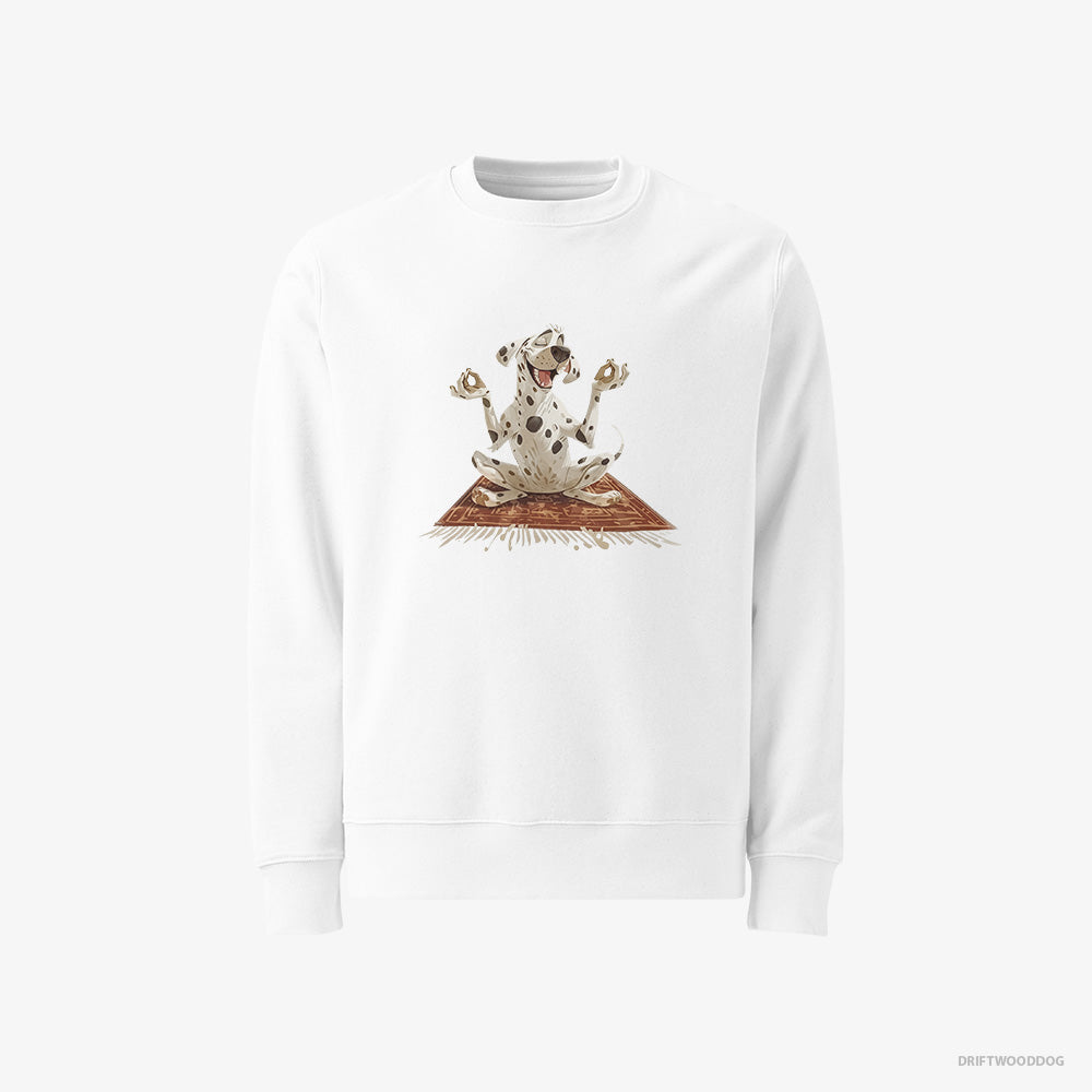 Dalmatian Doing Yoga Classic Sweatshirt