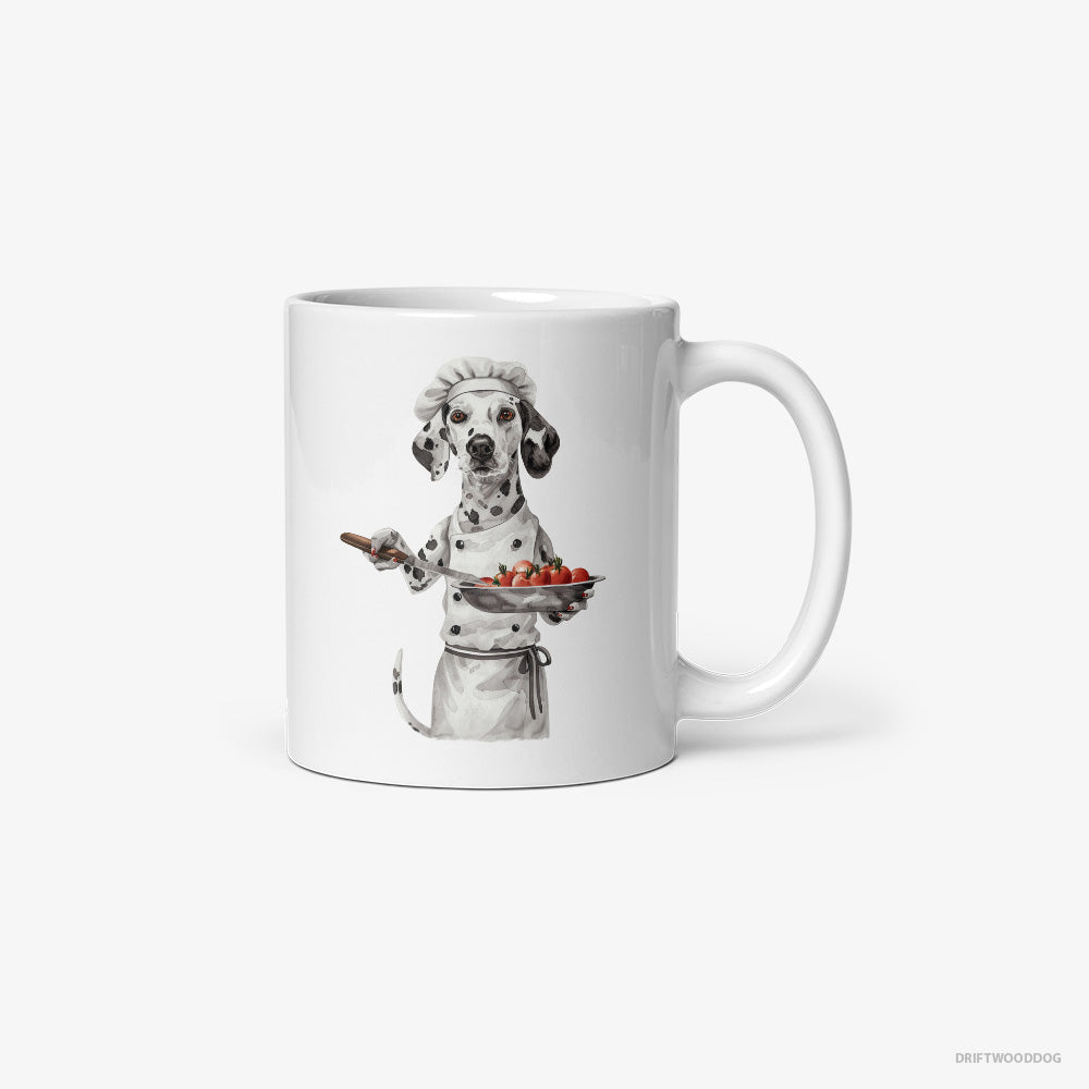 Dalmatian Making Food in the Kitchen Classic Mug