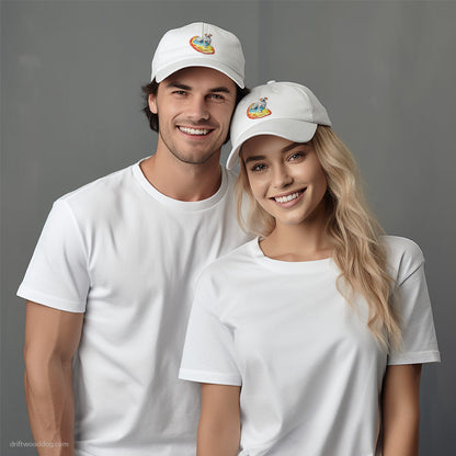 Surfing Dalmatian Ready to Catch Waves Hat – Hat for Dog Lovers, Perfect Gift for Men and Women