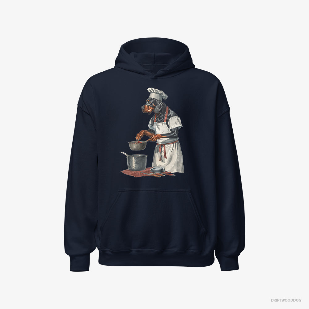 Dobermann Cooking Strawberry Jam in the Kitchen Classic Hoodie