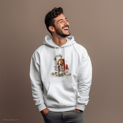 French Bulldog Cooking Meals in the Kitchen Hoodie – Dog Hoodies for Men