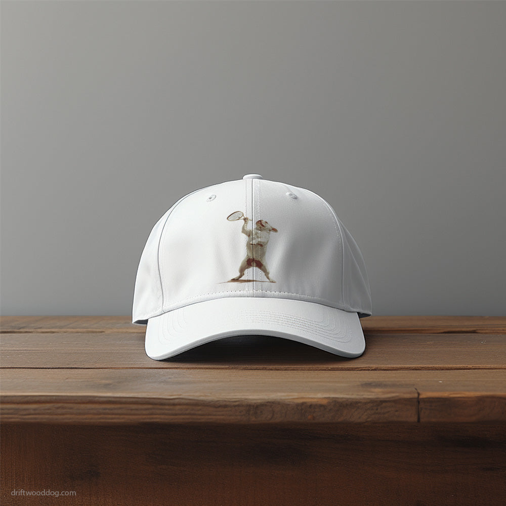 French Bulldog Hitting the Tennis Court Hat – Unique Dog-Themed Hats for Dog Lovers