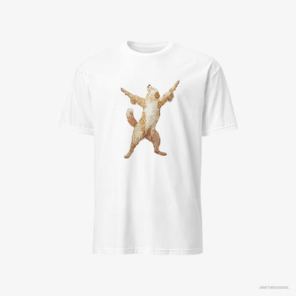 Golden Retriever Doing Yoga White T-Shirt