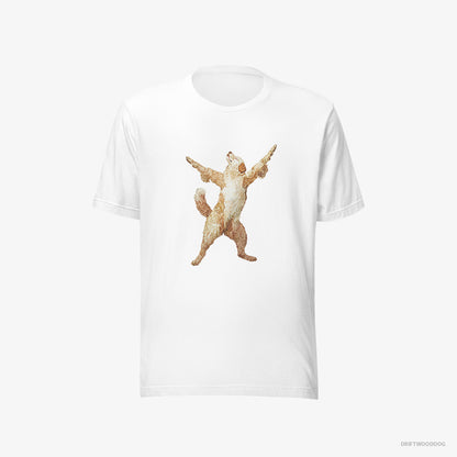 Golden Retriever Doing Yoga White T-Shirt