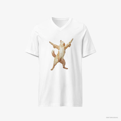 Golden Retriever Doing Yoga White T-Shirt