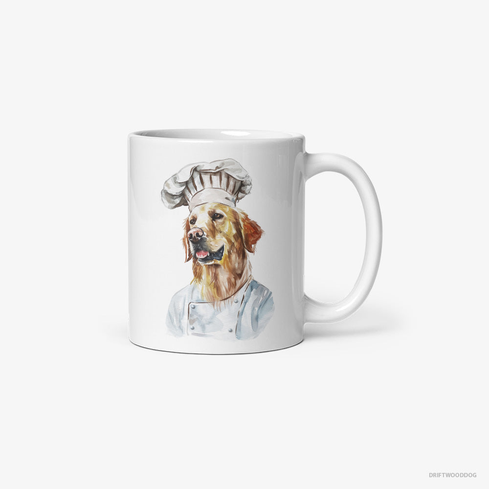 Golden Retriever Coming to Cook Classic Mug