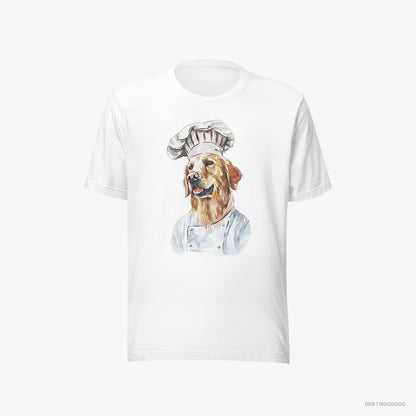 Golden Retriever Coming to Cook White T-Shirt