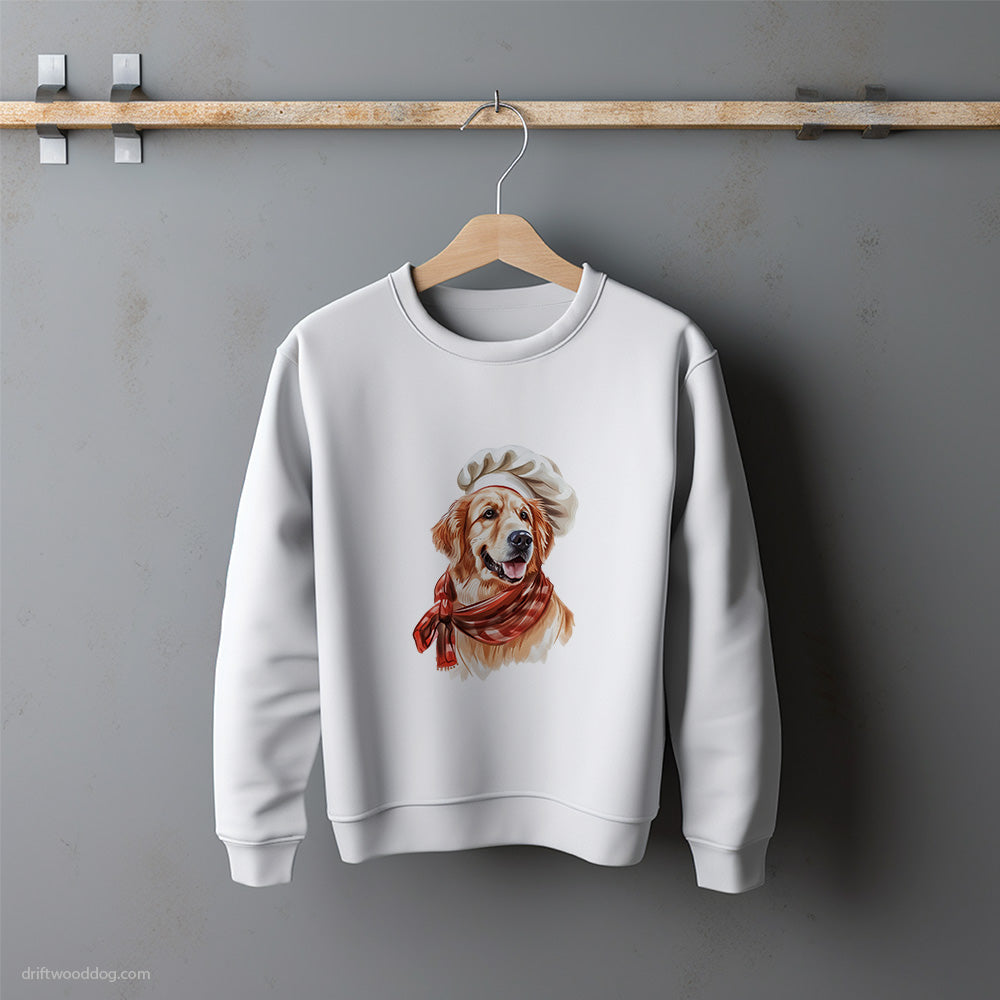 Golden Retriever Ready for Some Cooking Sweatshirt – Unisex Sweatshirt for Dog Lovers