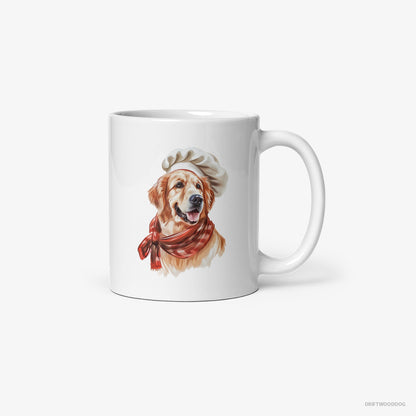 Golden Retriever Ready for Some Cooking White Mug