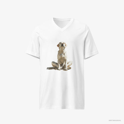 Labrador Retriever Meditating White T-Shirt