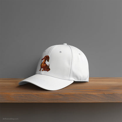 Cute Brown Dachshund Smiling Hat – Unisex Hat for Dog Owners