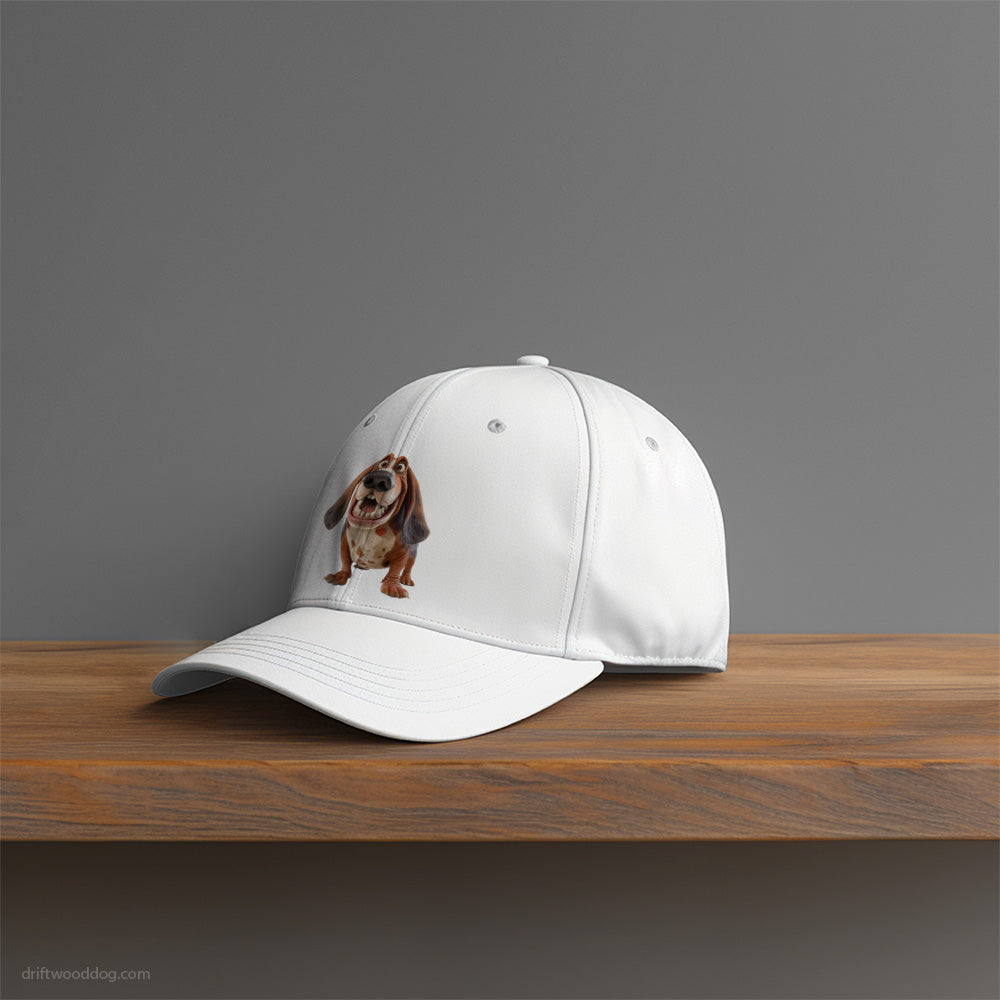 Funny Basset Hound With a Big Head Hat – Unisex Hat for Dog Owners