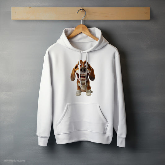 Funny Beagle Showing a Toothful Smile Hoodie – Unisex Hoodie for Dog Lovers