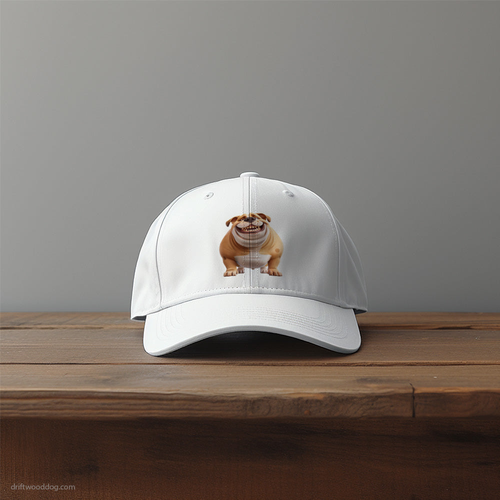 Funny Bulldog Being Fat and Smiling Hat – Unique Dog-Themed Hats for Dog Lovers