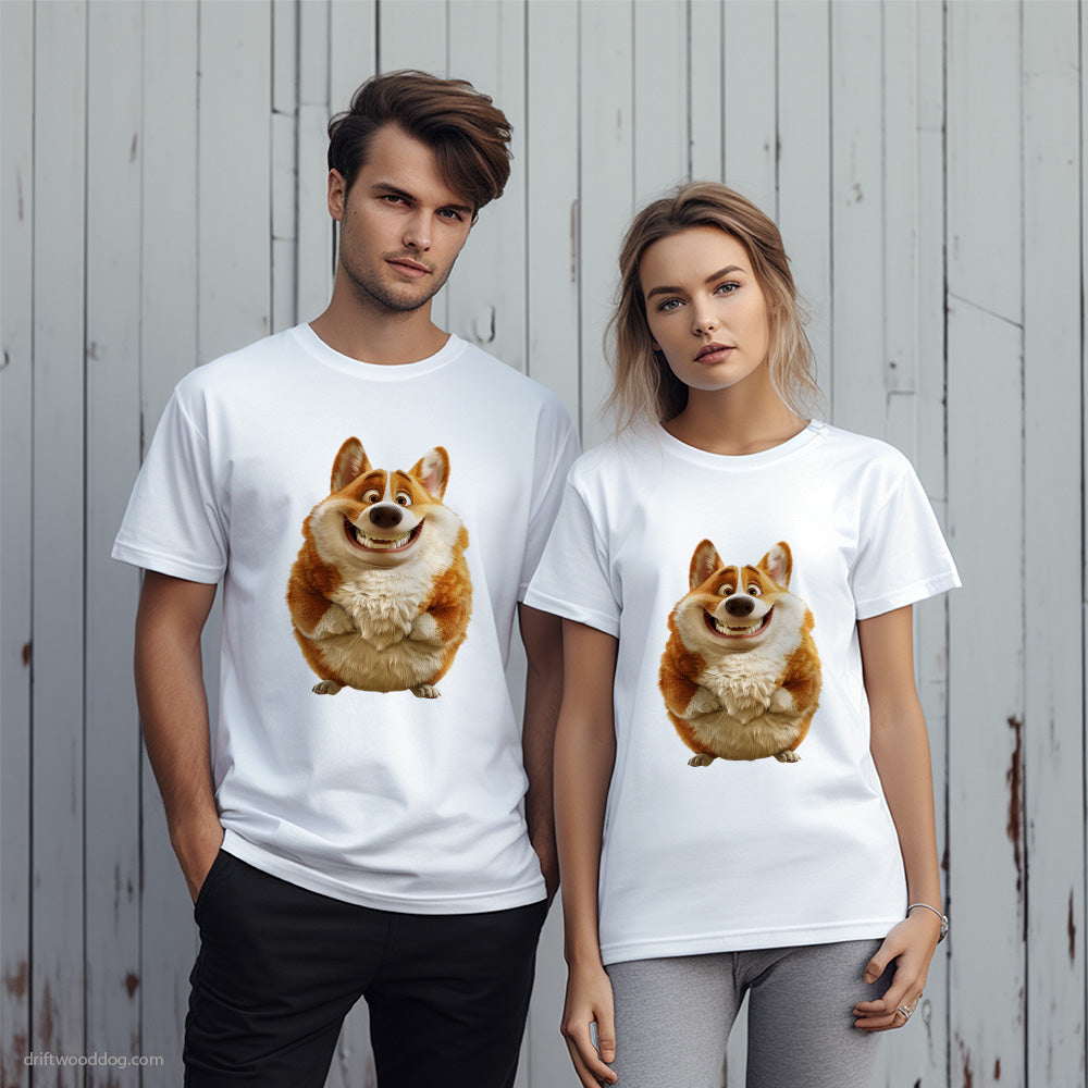 Funny Corgi Being Fat T-Shirt – Unique Dog T-Shirts for Pet Lovers