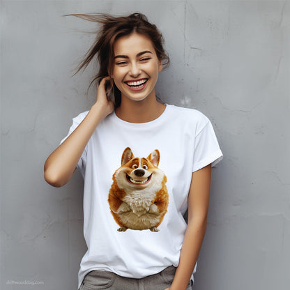 Funny Corgi Being Fat T-Shirt – Custom Dog T-Shirts for Women